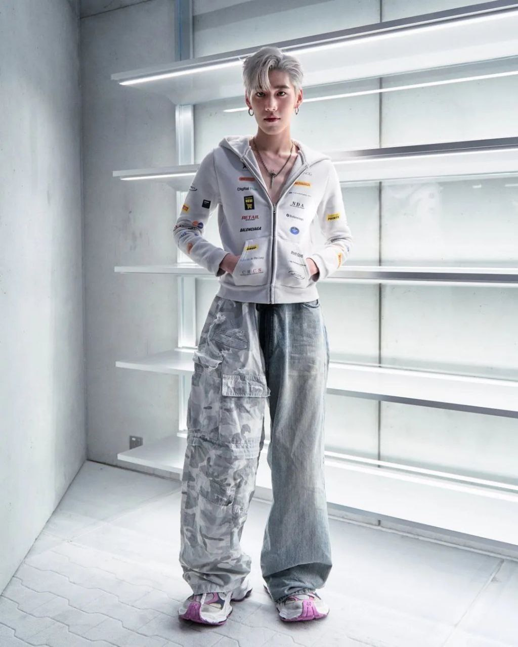 Balenciaga Camo Hybrid Pants / Jeans