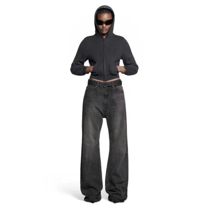 Balenciaga Garde-Robe Zip-Up Hoodie