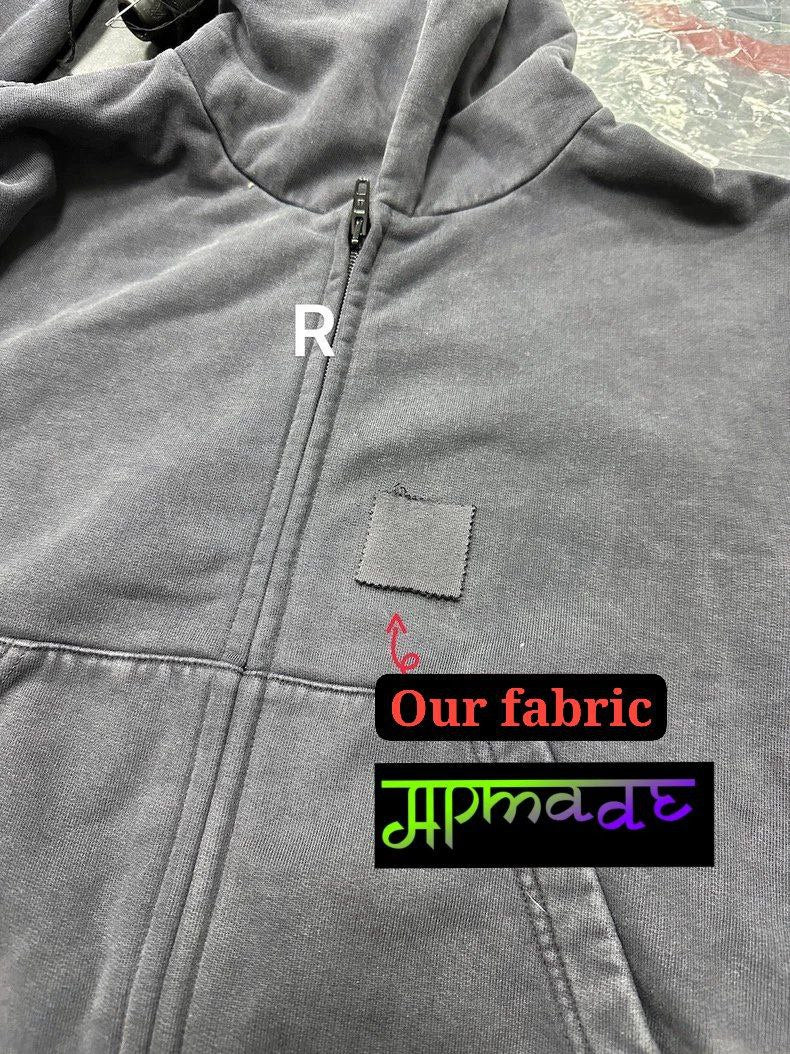 Balenciaga Garde-Robe Zip-Up Hoodie