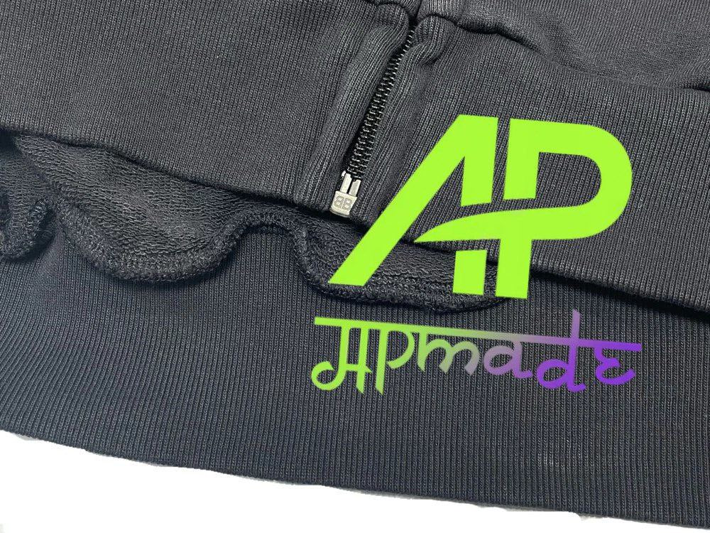 Balenciaga Garde-Robe Zip-Up Hoodie