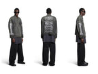 Balenciaga 24SS DIY Metal Art Graffiti Denim Jacket