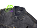Balenciaga 24SS DIY Metal Art Graffiti Denim Jacket
