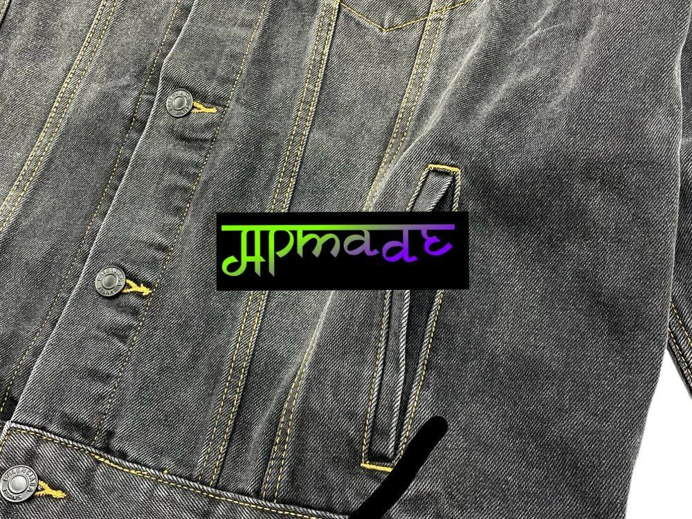 Balenciaga 24SS DIY Metal Art Graffiti Denim Jacket