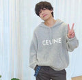 Celine Knitted Logo Hoodie