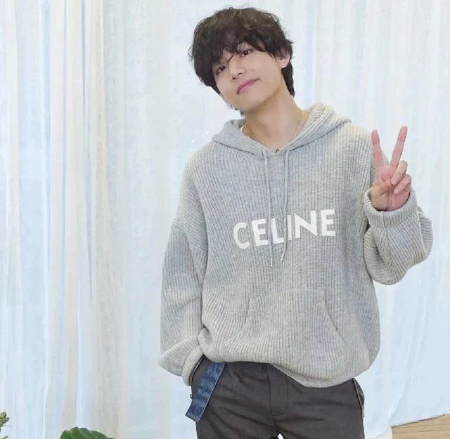 Celine Knitted Logo Hoodie