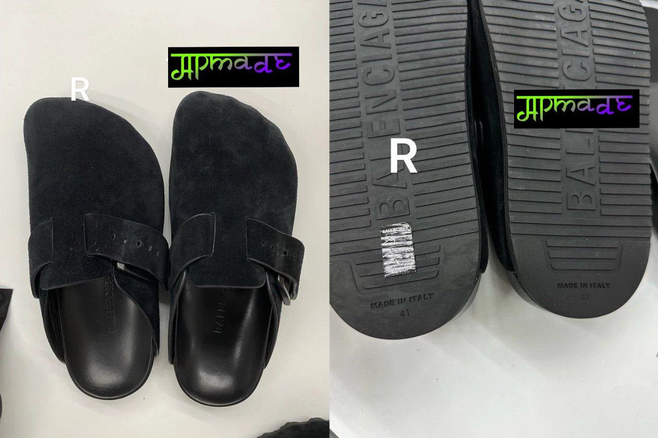 Balenciaga Sunday Suede Mule