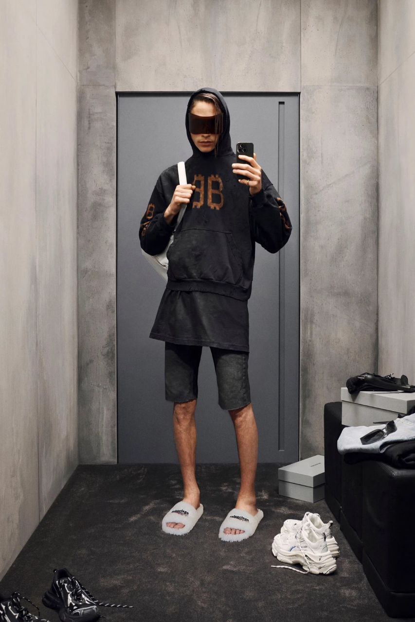 Balenciaga BB Logo Hoodie