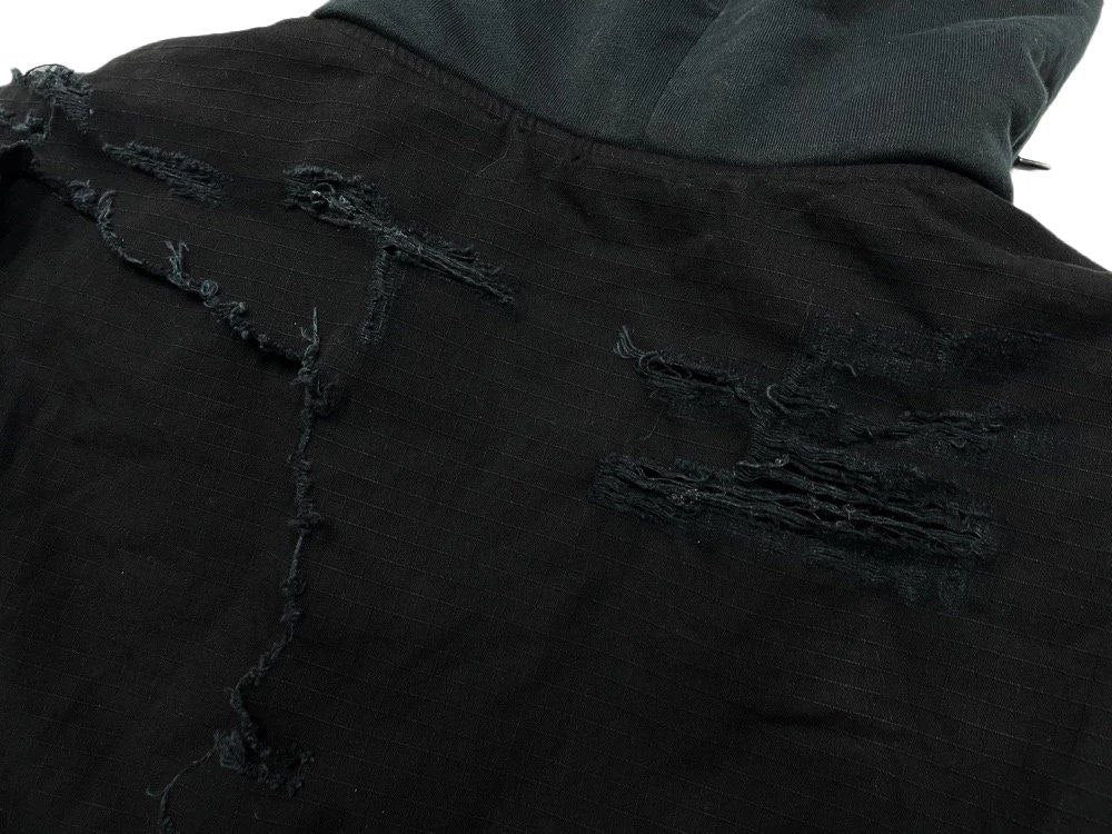 Balenciaga Unity Destroyed Bomber Jacket (Black)