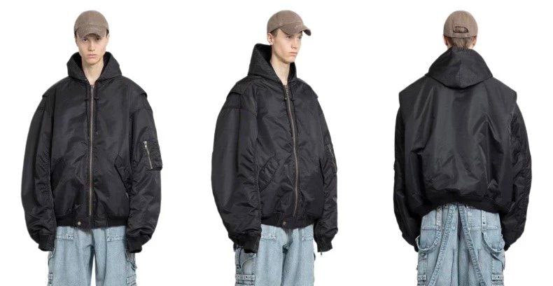Balenciaga 3B Sports Icon Light Bomber Jacket