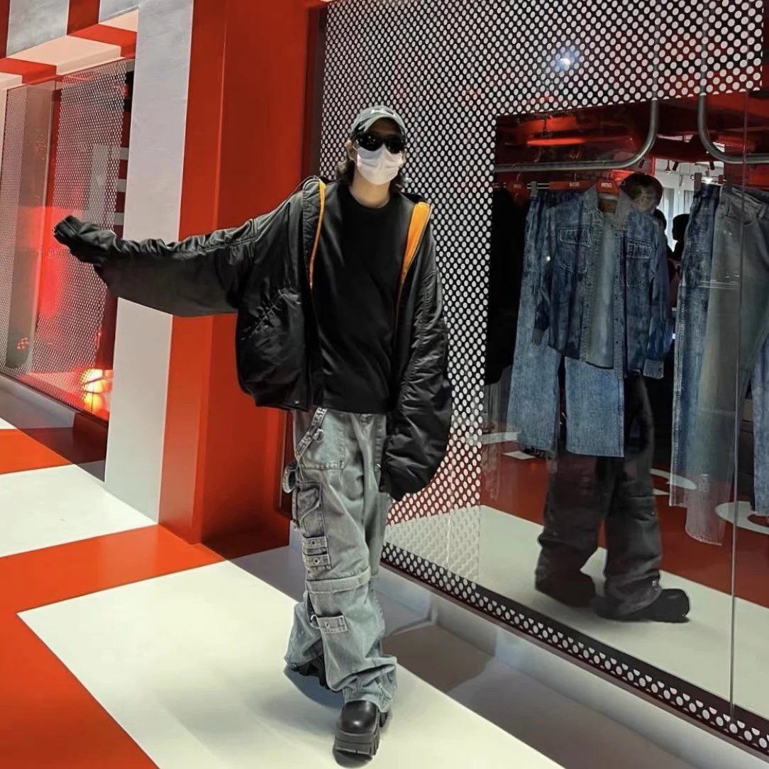Balenciaga 3B Sports Icon Light Bomber Jacket
