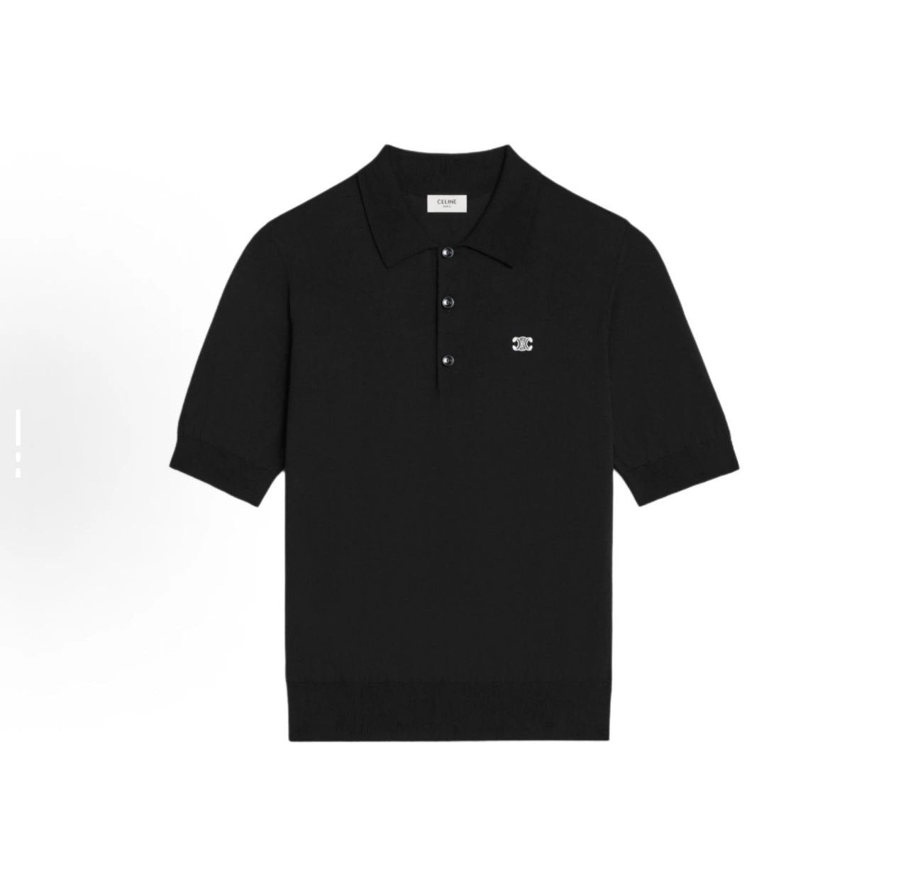 Celine Triomphe Polo T-Shirt