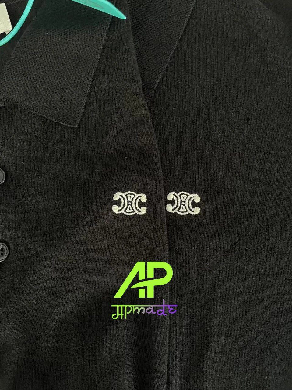 Celine Triomphe Polo T-Shirt