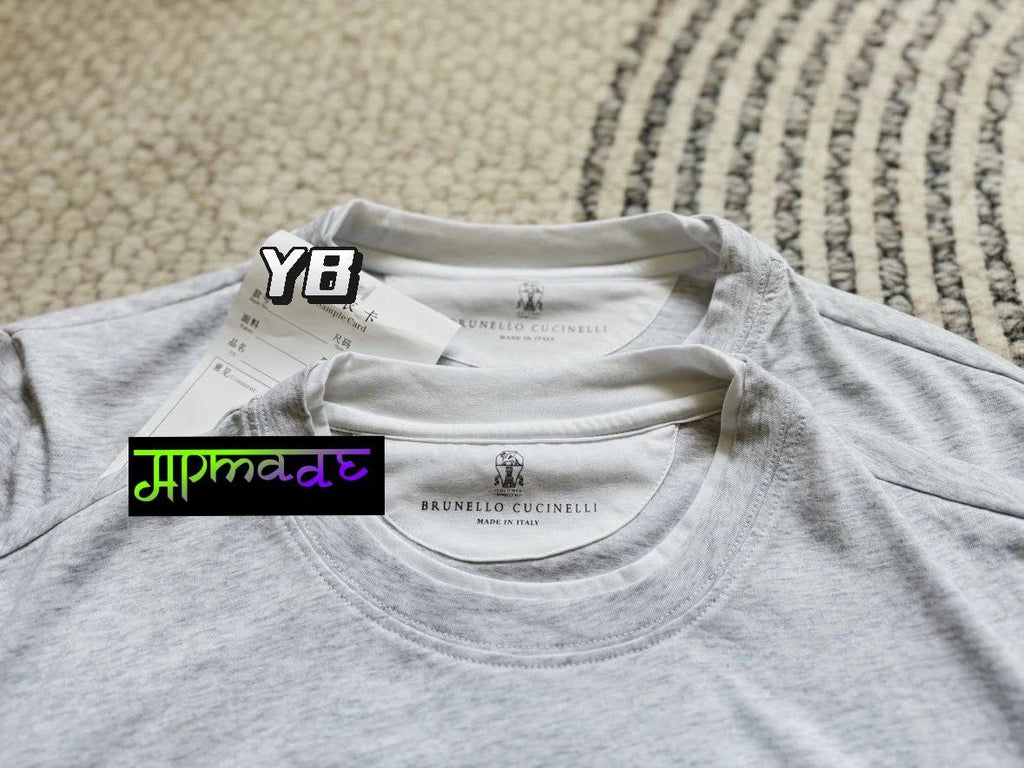 Brunello Cucinelli Embroidered-Logo Cotton T-Shirt