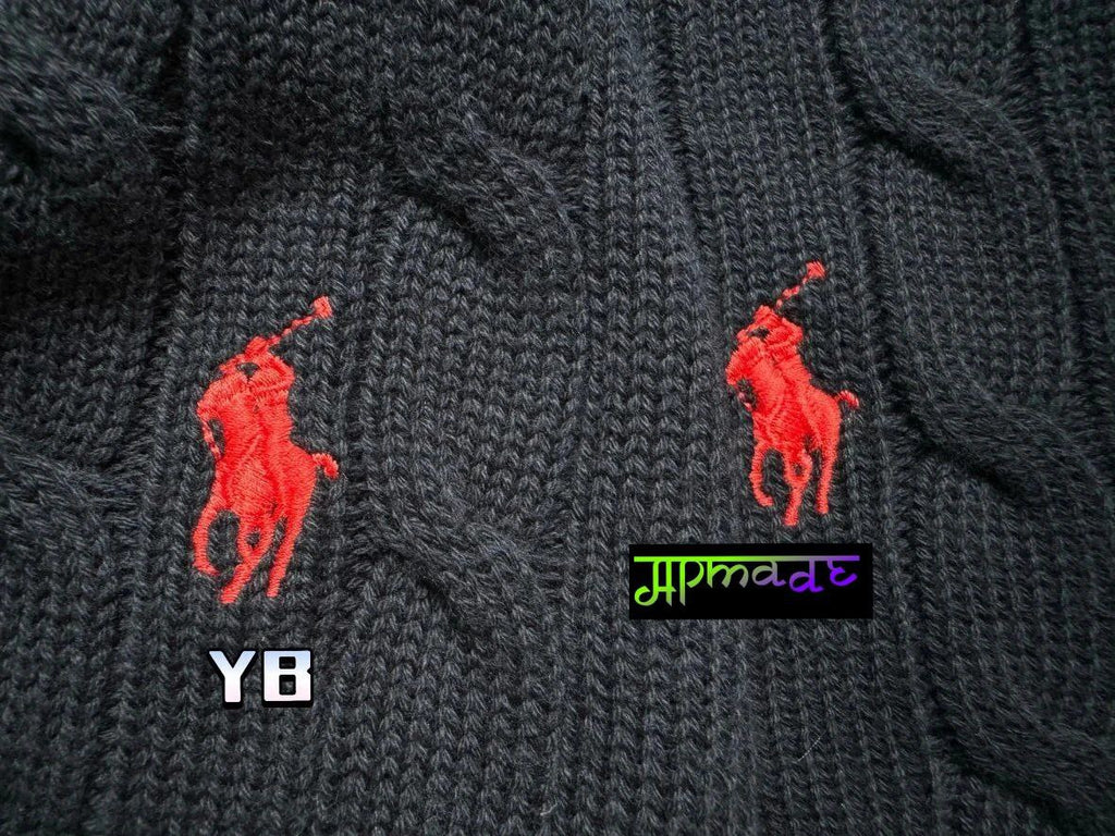 Ralph Lauren Cable-Knit Cotton Polo T-Shirt