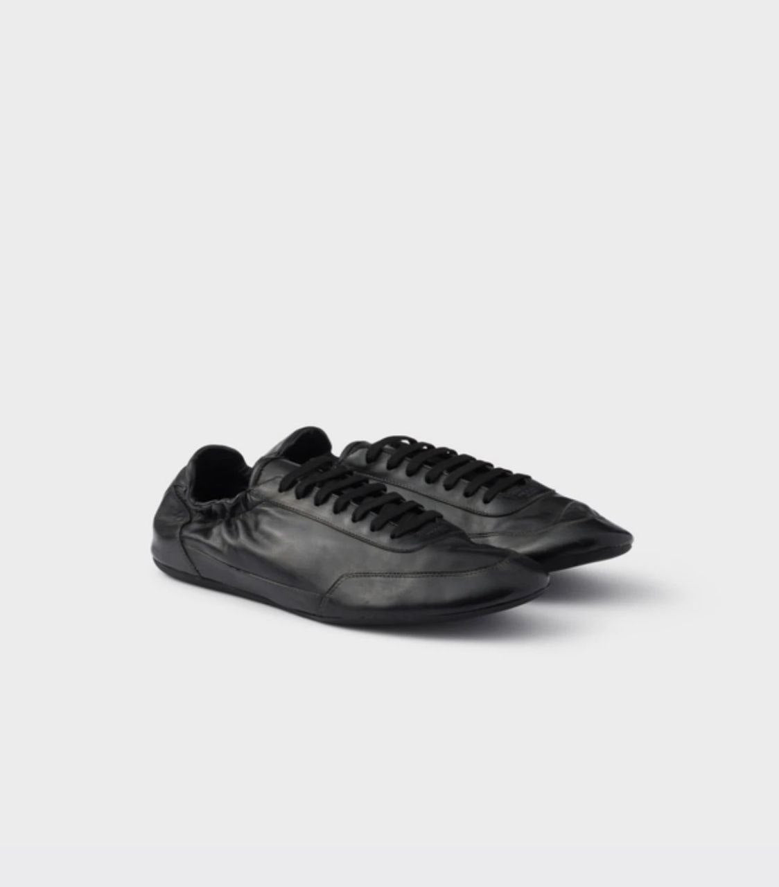 Prada Collapse Leather Sneakers