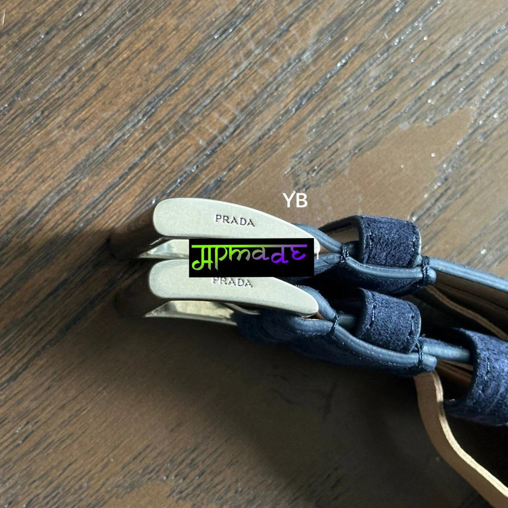 Prada Leather with Suede Belt