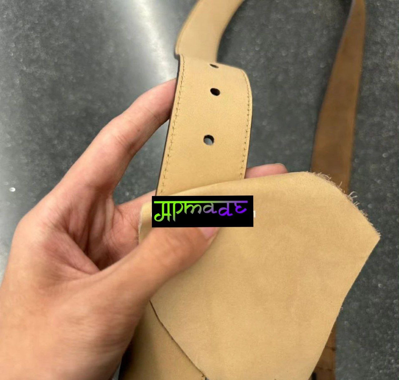 Prada Leather with Suede Belt