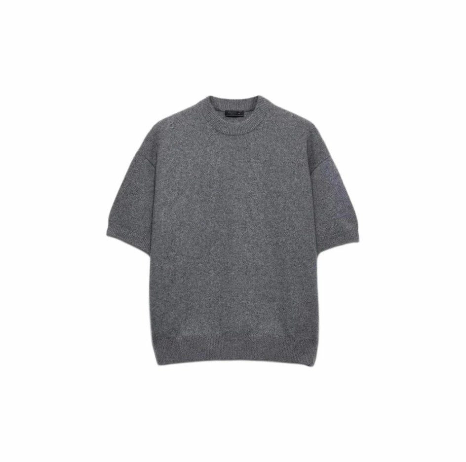 Prada Short-Sleeved Re-Cashmere Sweater