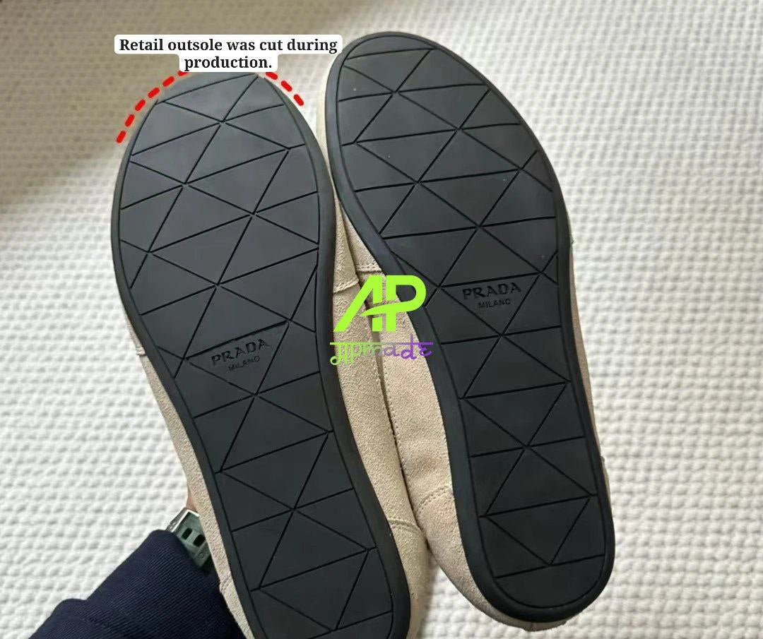 Prada Collapse Sneakers (White)