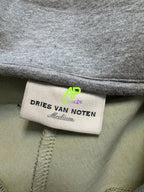Dries Van Noten Gray Half-Button Sweatshirt