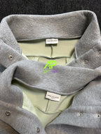 Dries Van Noten Gray Half-Button Sweatshirt