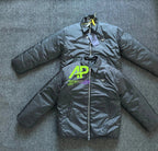 Prada Black Cropped Re-Nylon Down Jacket