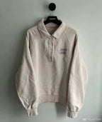 Miu Miu Collared Cotton-Jersey Sweatshirt