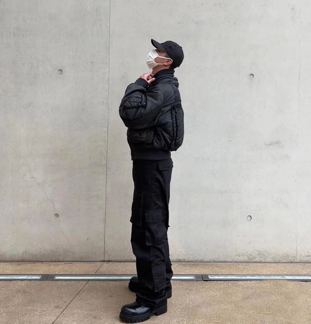 Balenciaga High-Waist Cargo Pants