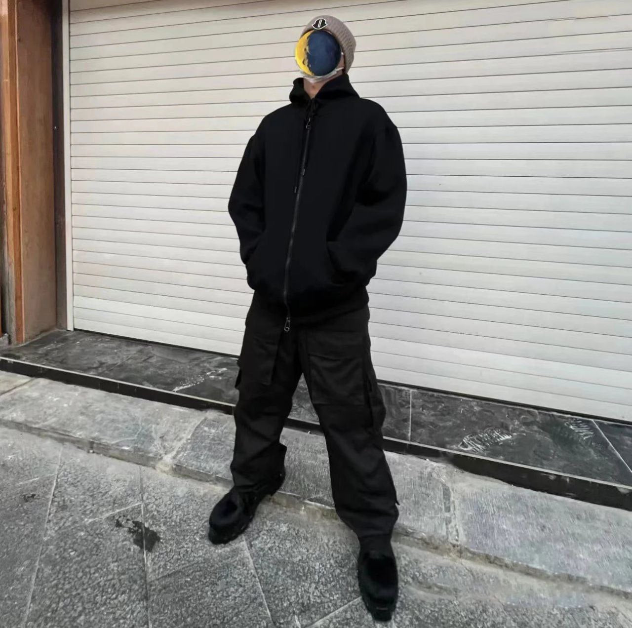 Balenciaga High-Waist Cargo Pants