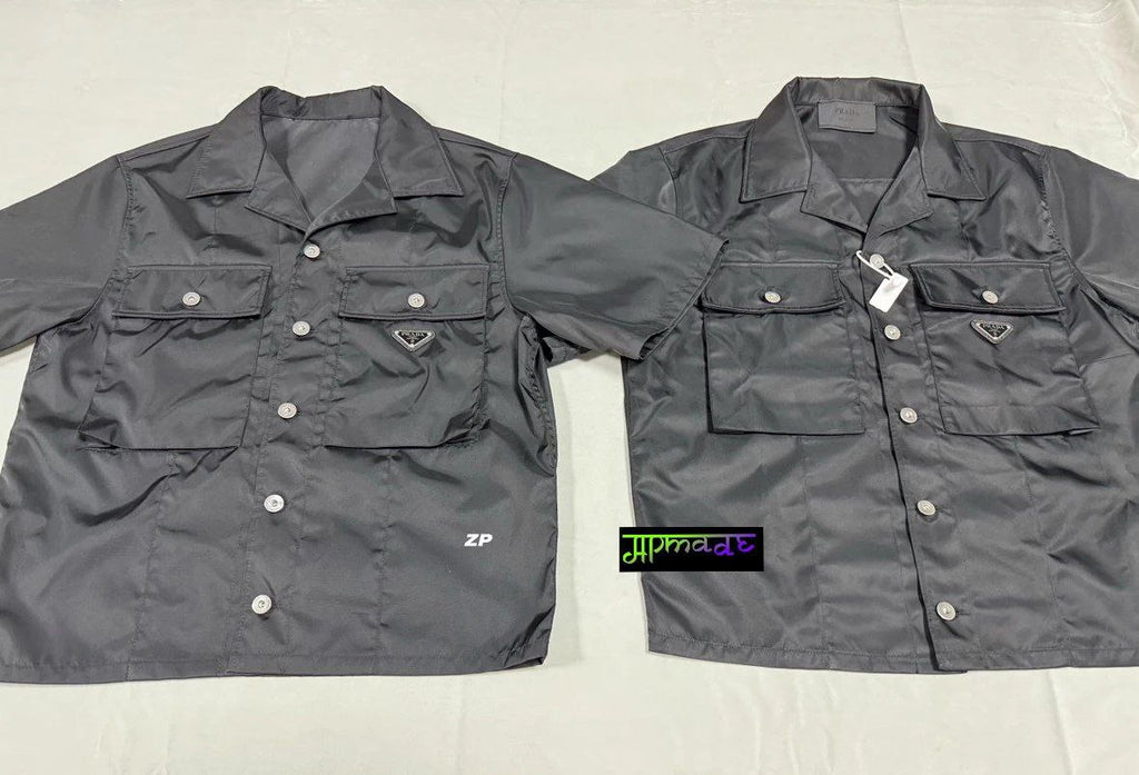 Prada Re-Nylon Cargo Shirt (Half Sleeve)