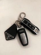 Prada Saffiano Leather Keychain