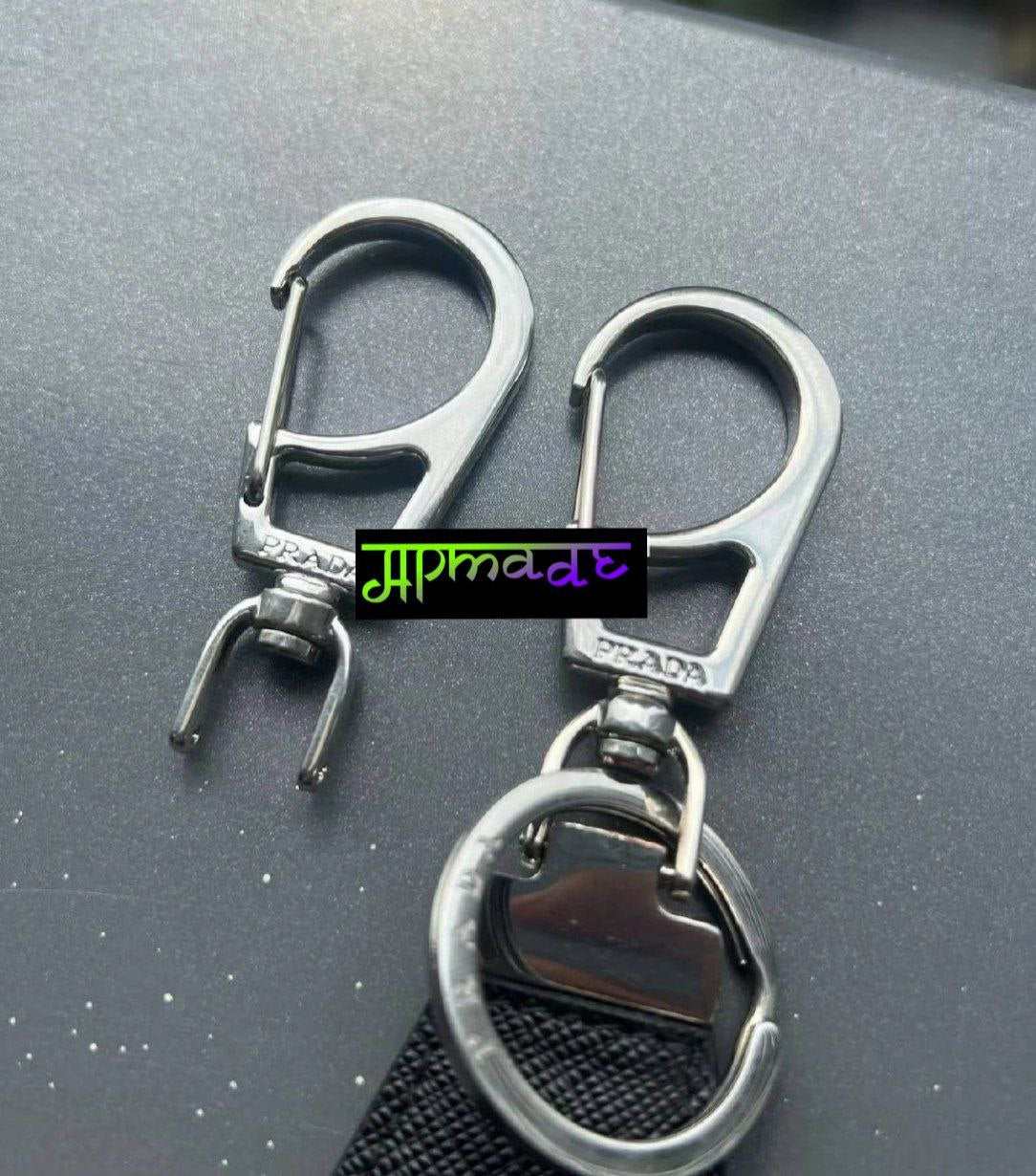 Prada Saffiano Leather Keychain