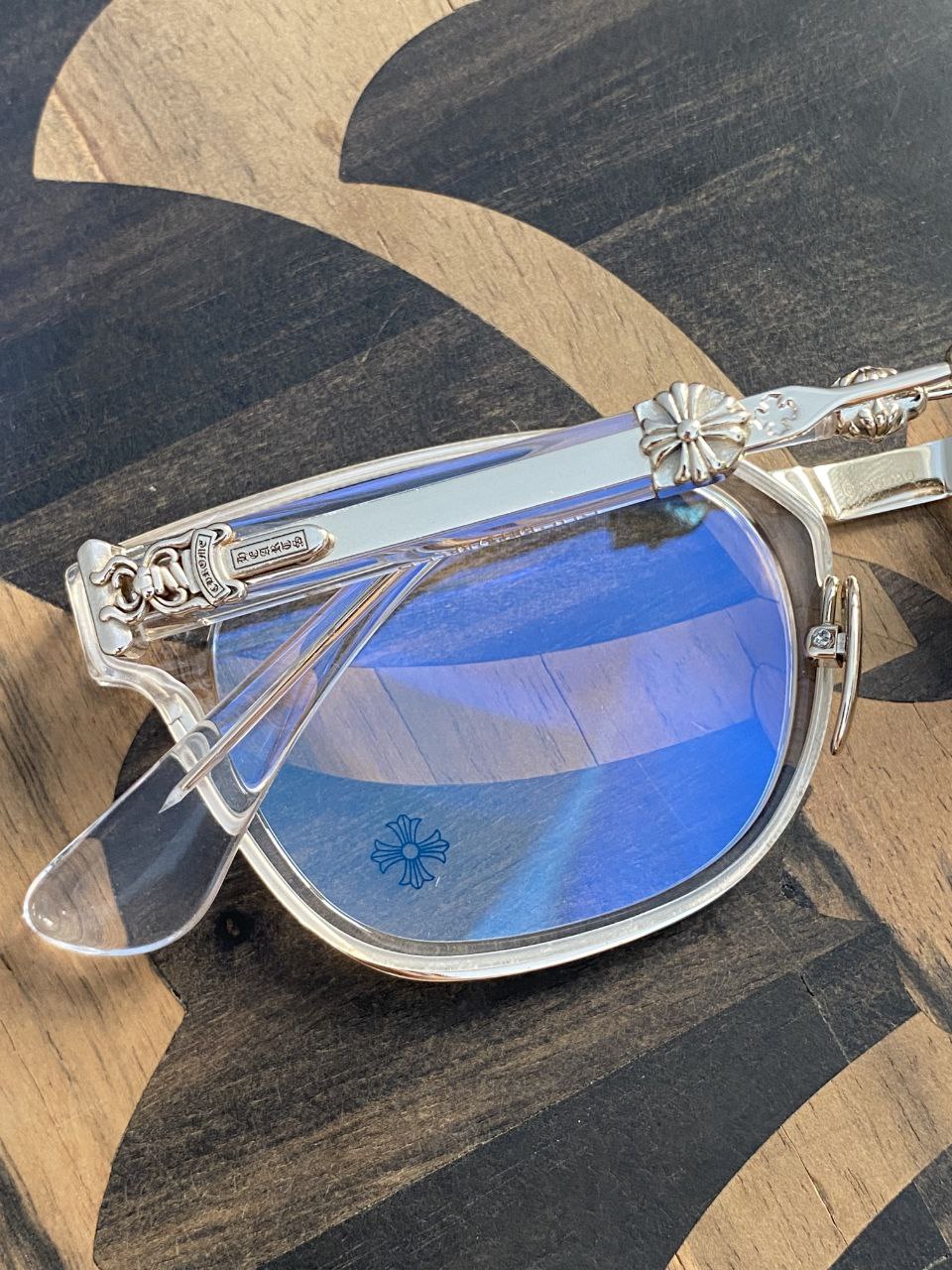 Chrome Hearts Buck Butter Glasses