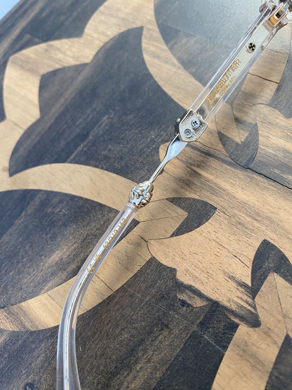 Chrome Hearts Buck Butter Glasses