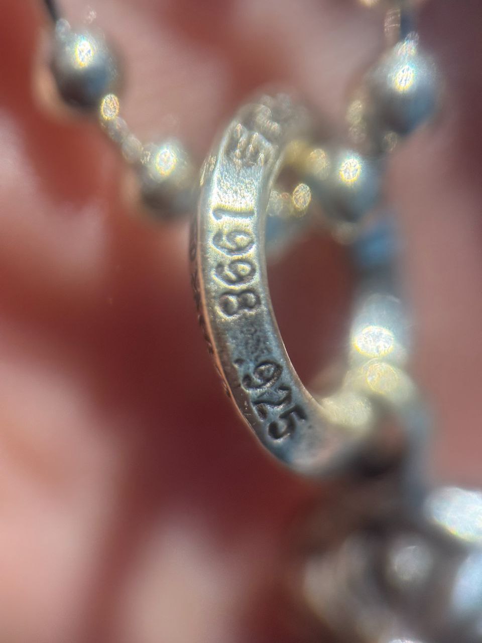 Chrome Hearts Ball & Cross Necklace