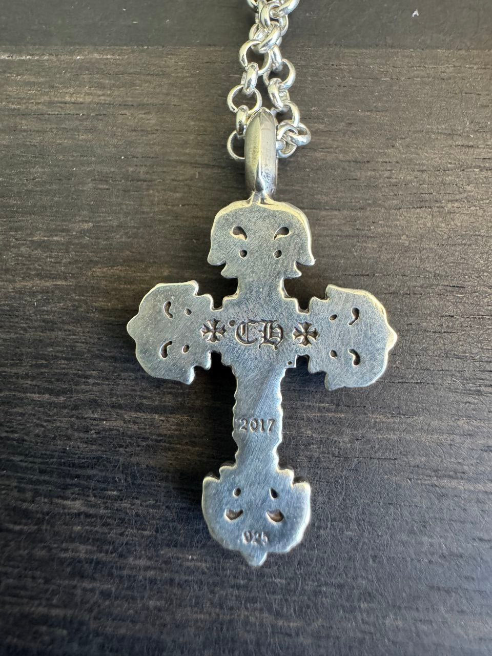 Chrome Hearts Filigree Cross Necklace