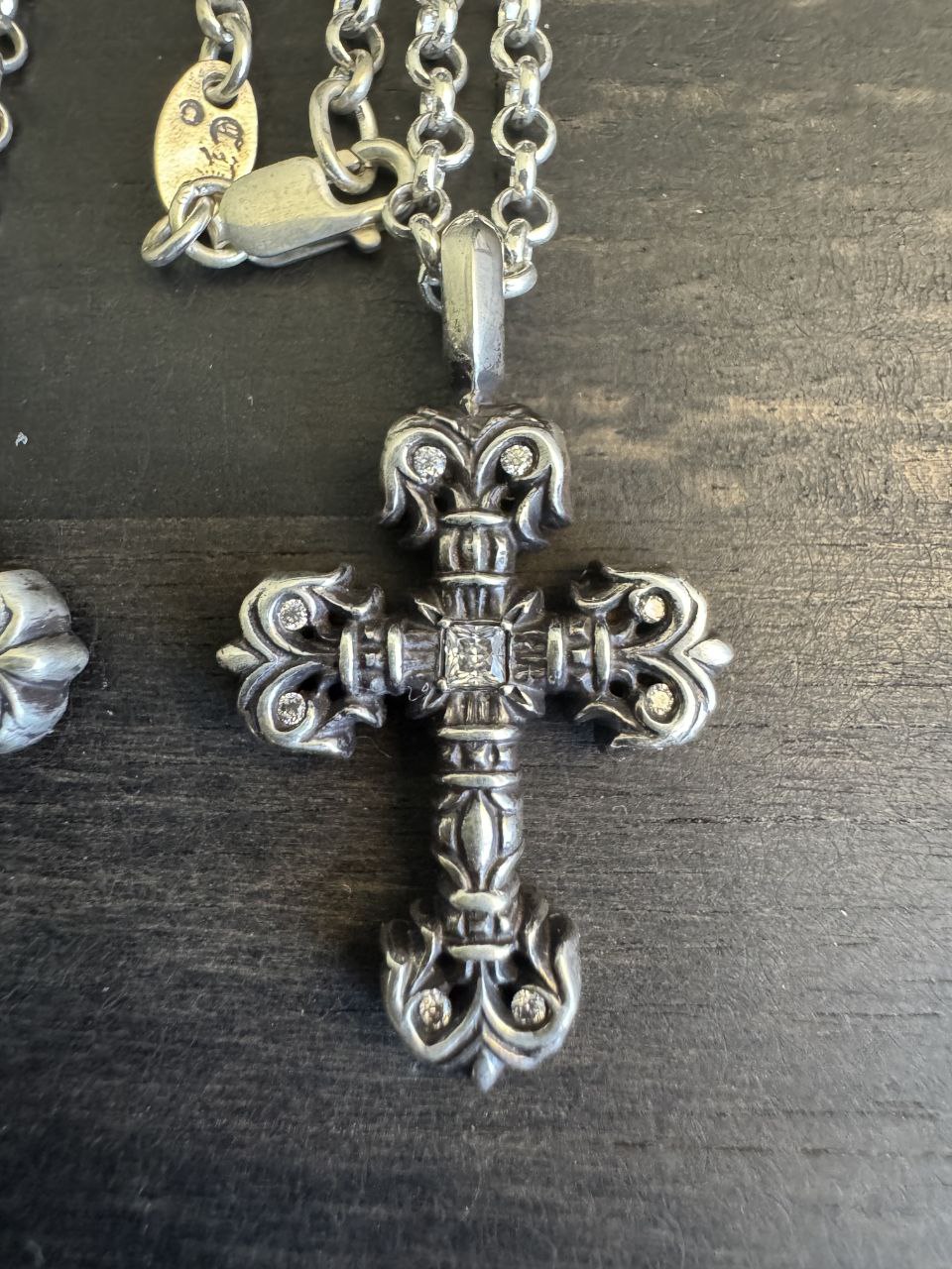 Chrome Hearts Filigree Cross Necklace