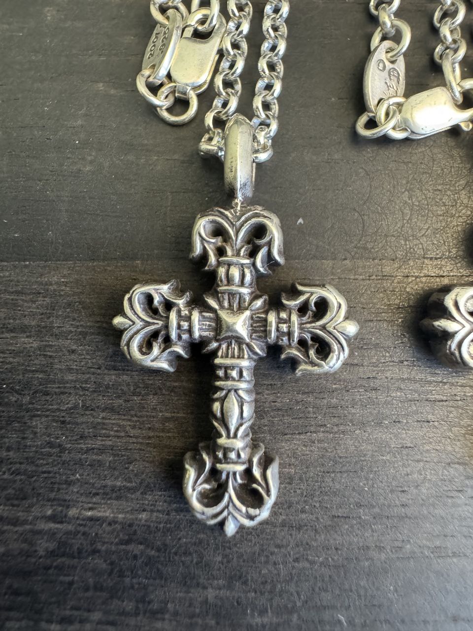 Chrome Hearts Filigree Cross Necklace