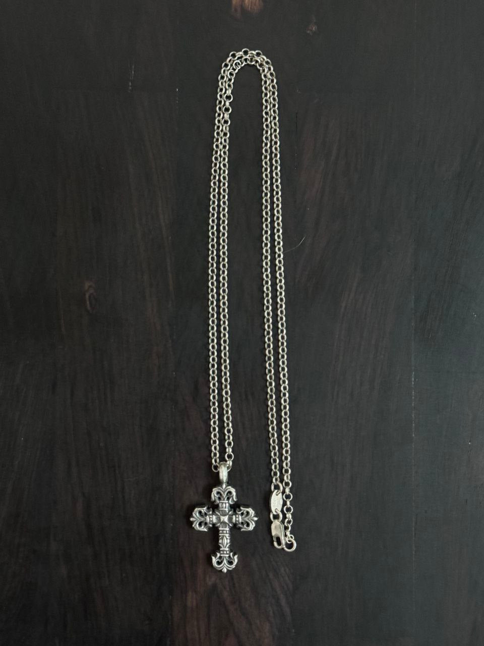 Chrome Hearts Filigree Cross Necklace