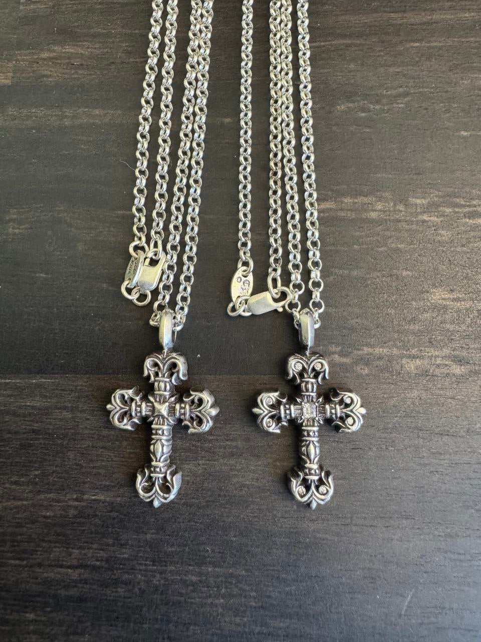 Chrome Hearts Filigree Cross Necklace