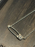 Chrome Hearts Safety Pin Necklace