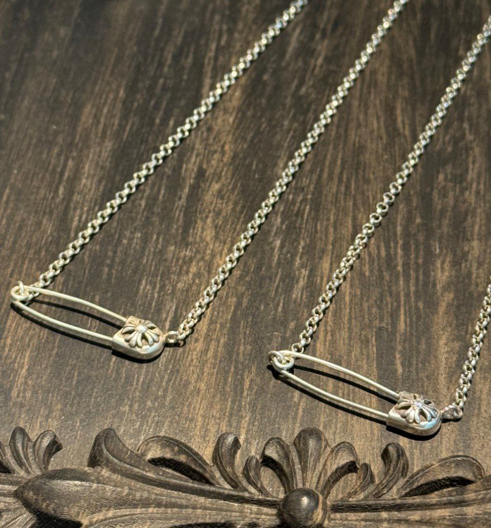 Chrome Hearts Safety Pin Necklace