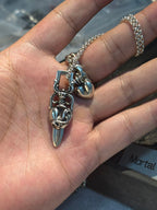 Chrome Hearts Cross and Cross Necklace