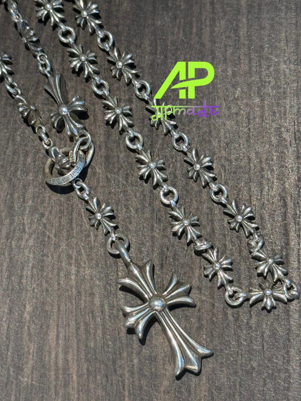 Chrome Hearts Cross and Cross Necklace