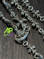 Chrome Hearts Cross and Cross Necklace