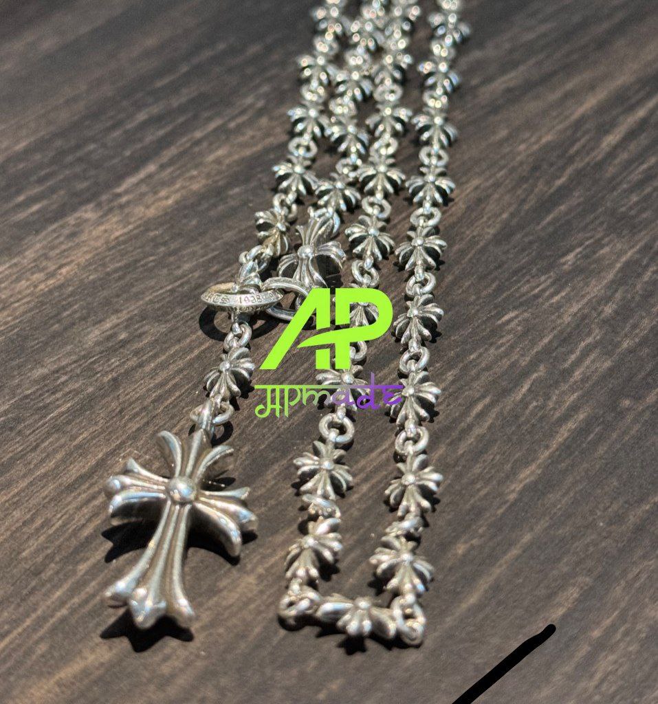 Chrome Hearts Cross and Cross Necklace
