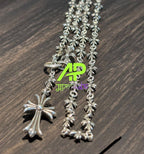 Chrome Hearts Cross and Cross Necklace