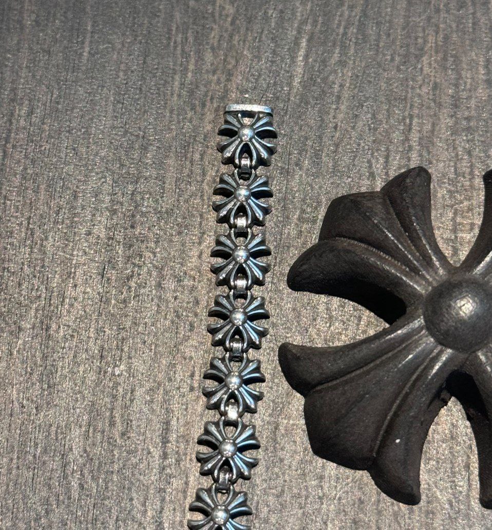Chrome Hearts Cross Flower Insert Bracelet