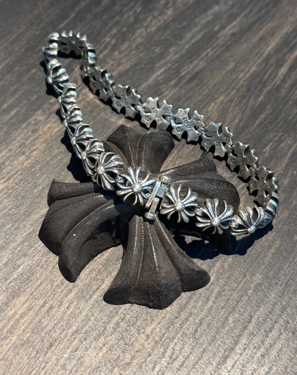 Chrome Hearts Cross Flower Insert Bracelet