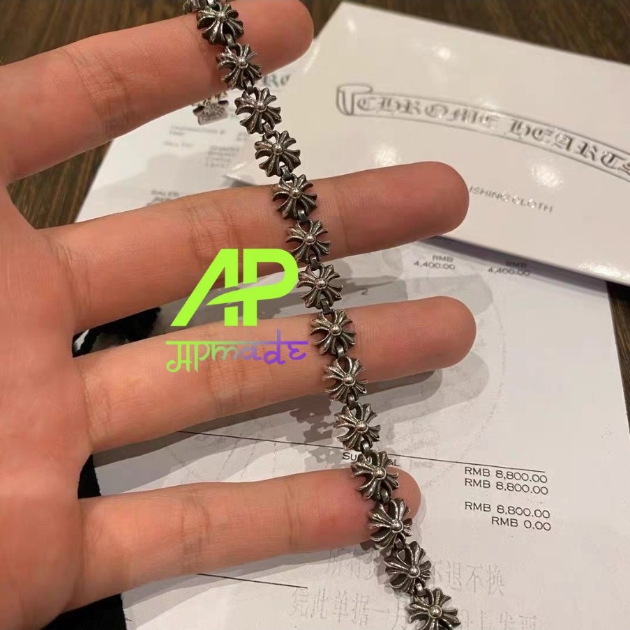 Chrome Hearts Cross Flower Insert Bracelet